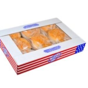 REAL AMERICAN Hamburgerbrood met sesam 30x80gr