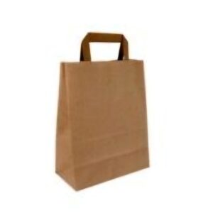 Papier draagtas small 250 stuks bruin